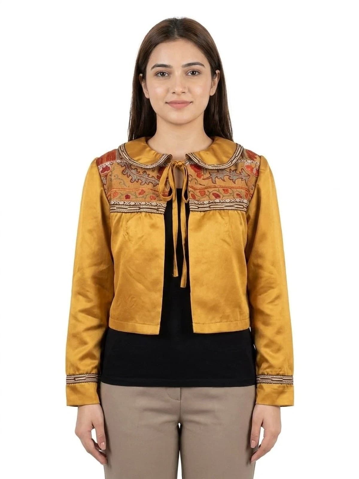 Gold Satin Bolero