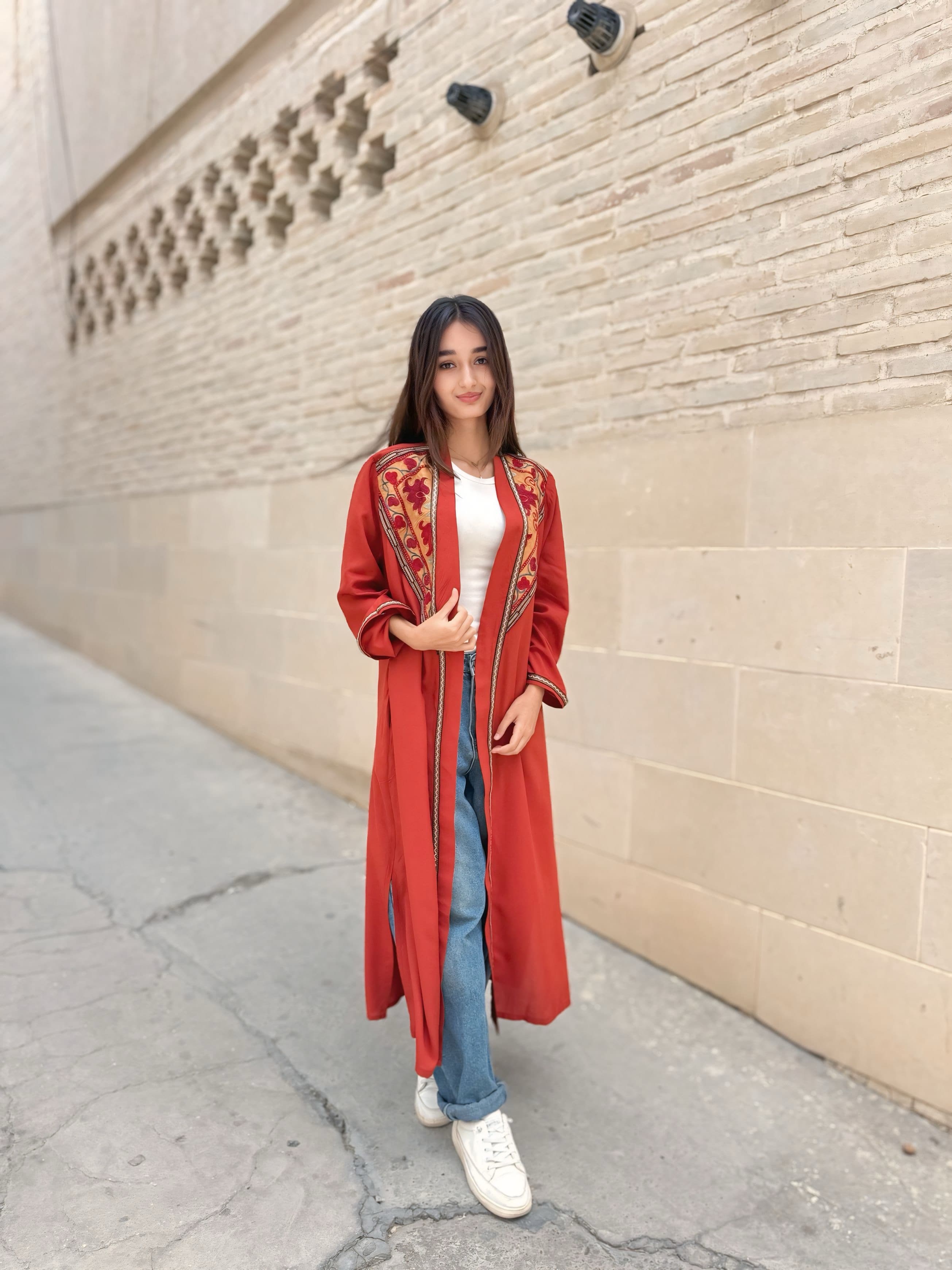 Terracotta Duster Coat